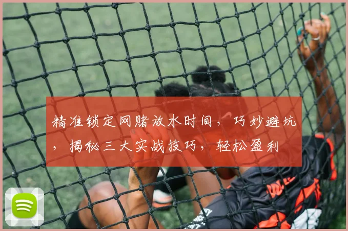 精准锁定网赌放水时间，巧妙避坑，揭秘三大实战技巧，轻松盈利